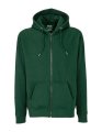 Heren Hoodie met rits Utopic UT23010 Donker Groen